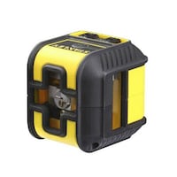 Stanley Cross 90 Green Beam Laser Level Measuring Tool, Yellow and Black