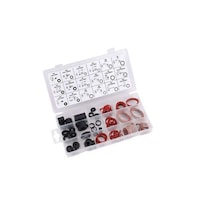 Tactix Rubber Sealing Washer Assortment Set, Red and Black