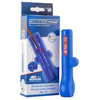 Weicon Round Cable Stripper Tool, Blue and Red