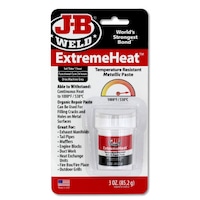 JB Weld ExtremeHeat High Temperature Resistant Metallic Paste,37901, 85.2g