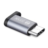 Zoook Type C To Micro USB(F) Adapter, Space Grey, ZF-C2MF