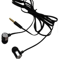 Picture of Techmate Earphone With Mic, Black & Silver, DT-5007-SL/BK
