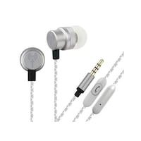 Picture of Techmate Metal Earphone With Mic, Silver, DT-EM290-SL