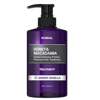 Kundal Honey and Macadamia Hydro-Intensive Protein Hair Treatment, Amber Vanilla