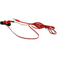 Picture of Techmate Earphone With Mic, Black & Red, DT-5078-BK/RD