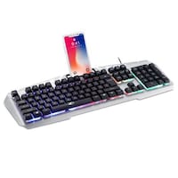 Picture of Zoook Gaming USB Keyboard And 7 Button Mouse Combo, Silver
