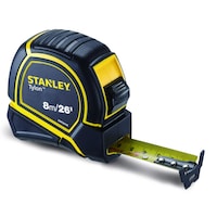 Stanley Tylon Short Measure Tape, Yellow & Black