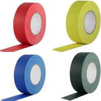 Pinnacle Duct Tapes, 50 Width, 25 Yards, Multicolor, Pack of 4