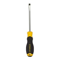 Stanley Cushion Grip Slotted Screwdriver, Black & Yellow