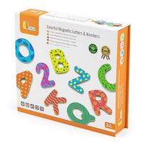Viga Colourful Magnetic Letters And Numbers, 77 Pcs