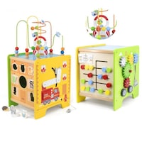 Viga Toys Wooden Play Center Large Bizicube 5 In 1