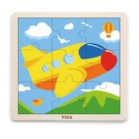 Viga Toys Wooden Airplane Puzzle
