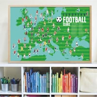 Poppik Football Educational Poster, 6 - 12 Years Old