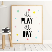 Paper Crew All Play All Day Wall Art Print