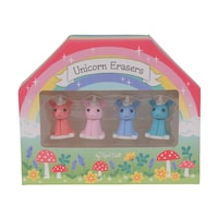 Tiger Tribe Unicorn Erasers Rubber Pencil Stationary