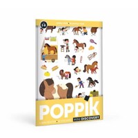Poppik Mini Poster The Pony Club Stickers, 3 - 8 Years