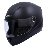 Eurox Indus Motorcycle Full Face Helmet, Black