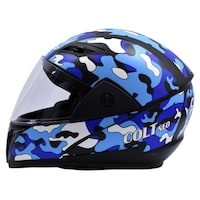 Picture of Eurox Colt Neo GRAPHICS Motorcycle Full Face Helmet, Blue