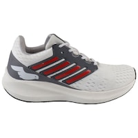 Picture of Kestrel Lace-Up Sports Shoes, White & Grey