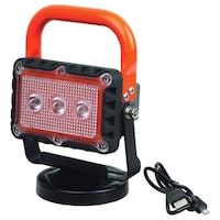 Picture of Groz 650 LED Rechargeable Site Lamp, Orange, 9 Watt