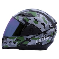 Eurox Colt Neo GRAPHICS Motorcycle Full Face Helmet, Grey