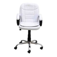Picture of Chair Garage Office Chair with Adjustable Back Support, AM22, White