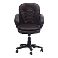 Picture of Chair Garage Office Chair with Adjustable Back Support, AM28, Brown