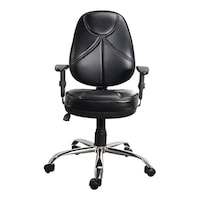 Picture of Chair Garage Office Chair with Adjustable Back Support, MIS169, Black