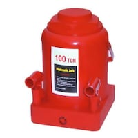 Picture of Big Bull Hydraulic Bottle Jack, BBF10001, Red, Iron