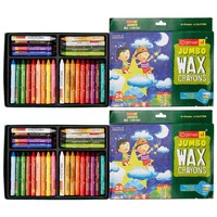 Camlin Kokuyo 24-Shades Jumbo Wax Crayons
