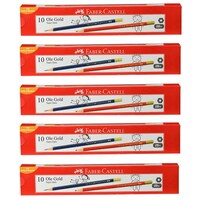 Faber-Castell Ole-Gold Pencils, Set of 10 pcs, Pack of 5