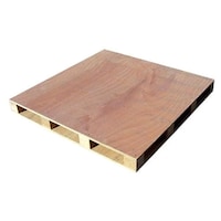 Picture of DNA Square Plywood Pallets, Brown