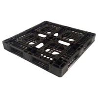 Picture of DNA Perforated Plastic Pallets, Black