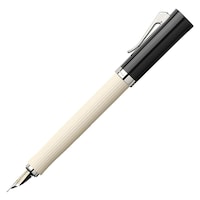 Picture of Graf Von Faber-Castell Intuition Fountain Pen, Fluted Ivory, Medium Nib