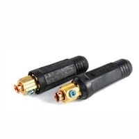 Uken Welding Cable Connector, Gold & Black, 50-70mm