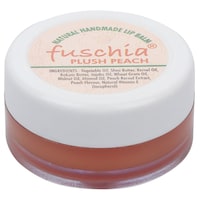 Fuschia Peach Plush 100% Natural Lip Balm
