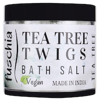 Fuschia Tea Tree Twigs Bath Salt, 100g