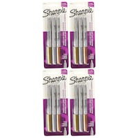Picture of Sharpie Metallic Permanent Markers, Fine Point, Pack of 4