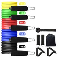 Picture of Resistance Band For Gym and Fitness, Set of 5, Multi colour