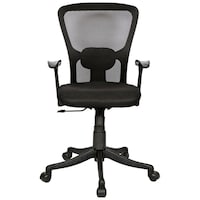 Picture of Regent Seating Collection Jazz Low Back Sonic Arm Mesh Chair, Black