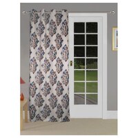 Picture of Lushomes 3D Printed Based Abstract Door Curtains, Off-White, 54 x 90 inches