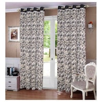 Picture of Lushomes Coins Printed Door Curtains, 54 x 90 inches