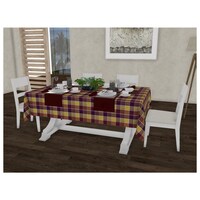Picture of Lushomes Essential Check Gingham Dinning 6 Seater Rectangle Table Cloth