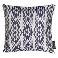 Lushomes Polyester Jacquard Cushion Cover, Blue, Pack of 2