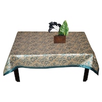 Picture of Lushomes 2 Selfdesign Jaquard Centre Table Cloth, Multicolour
