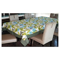 Picture of Lushomes Regular Forest Printed Table Cloth 6 Seater