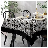 Picture of Lushomes Coins Printed Table Cloth 12 Seater