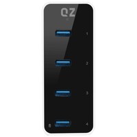 QZ USB3.1 4-Port 12V 2A Powered Hub, QZ-HB05
