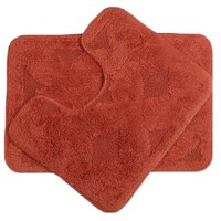 Lushomes Ultra Soft Regular Bathmat and Contour, Tabassco, Set of 2