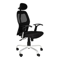 Picture of Chair Garage Office Chair with Back Support, Adjustable, AM38, Black